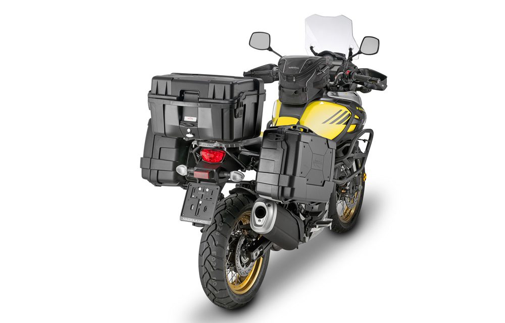 HomCom® Baúl Moto Universal 30 L + Llaves y Accesorios Equipaje Caja de Moto  Topcase Casco para Motocicleta Ciclomotores Scooter